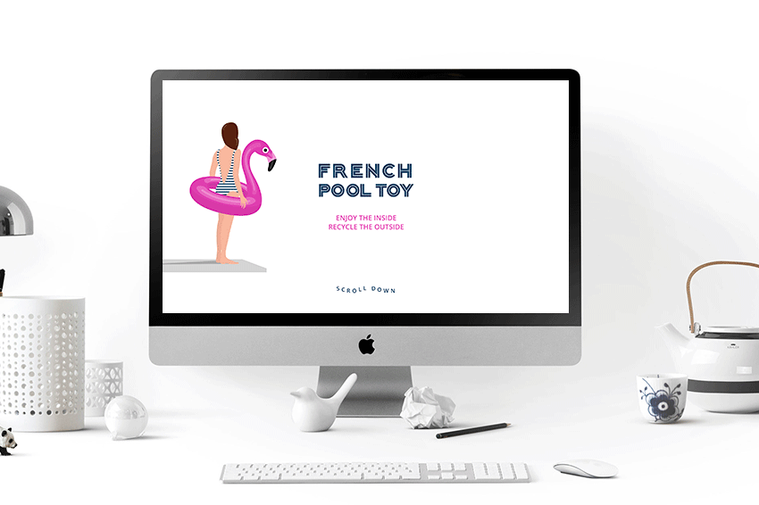 Site vitrine & e-commerce French Pool Toy